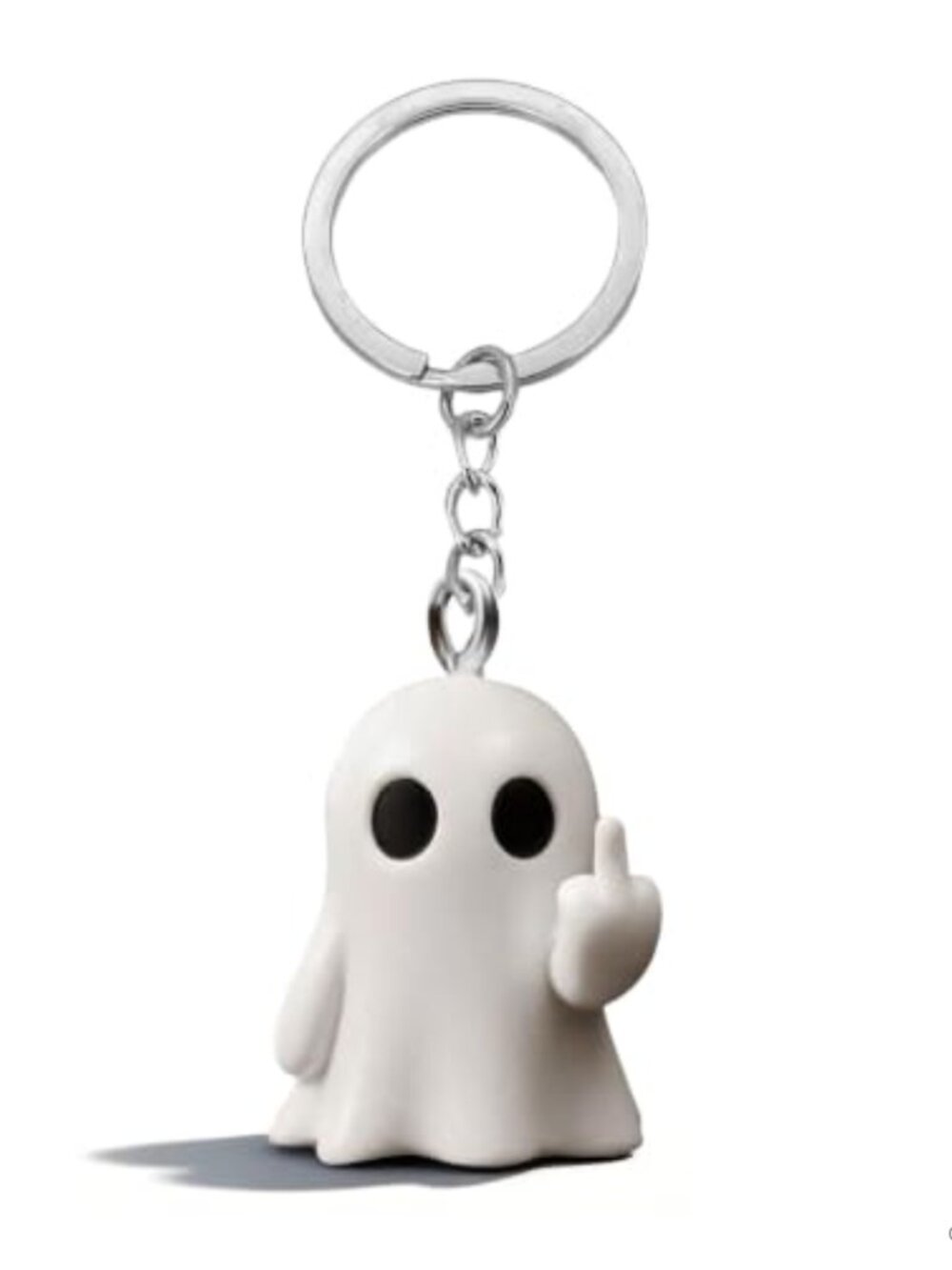 Ghost Keychain Halloween Bag Charm Purse Charm Metal Keyring